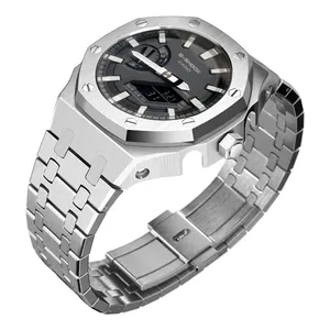 Jmax GA2100 Mod Kit Gen 4 5 Metall Edelstahl Gehäuse band Modifiziertes Uhren armband CASE Für GA2110 Ersatz