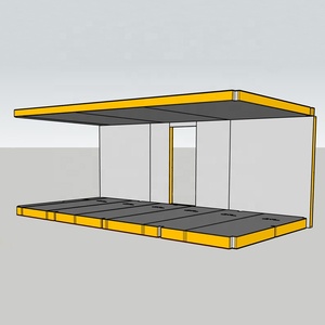 Maisons préfabriquées à ossature <span class=keywords><strong>en</strong></span> <span class=keywords><strong>acier</strong></span> pour serre de patio avec système modulaire Panneaux SIP et revêtement <span class=keywords><strong>en</strong></span> verre réfléchissant - Product Image 6