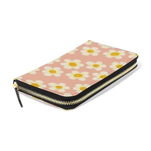 Hot Sales Custom Hawaii Flower Design Multi-functional <b>Ladies</b> <b>Wallets</b> Fashion Card Cash Purses <b>Wallet</b> for Women - Product Image 3
