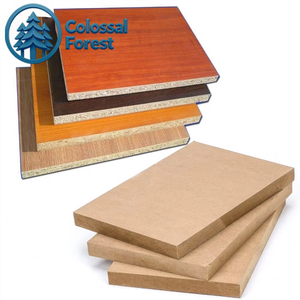 Panneau MDF brut / Panneau MDF mélaminé pour la décoration de meubles, fibre de bois de bois dur (peuplier, pin ou combiné) E0, E1 ou <span class=keywords><strong>E2</strong></span> - Product Image 2