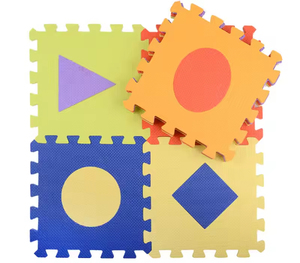 Tapete de juego EVA tipo rompecabezas, baldosas de espuma entrelazadas, tapete suave no tóxico para bebés, tapete para habitación infantil, impermeable y fácil de limpiar - Product Image 4