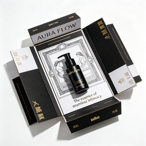 Boîte d'emballage personnalisée avec logo imprimé pour produits pour adultes, boîte d'emballage pour fluide lubrifiant féminin, pour stockage privé - Product Image 1