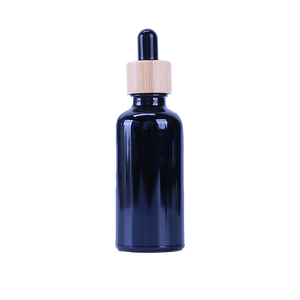 Essential Oil <b>Bottle</b> Custom Logo Black Glass <b>Dropper</b> <b>Bottle</b> For Aromatherapy Oil Cosmetics Container Empty With Rubber <b>Dropper</b> - Product Image 4