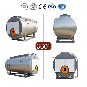 Caldera de vapor industrial horizontal de tubos de fuego de alta presión YG WNS, nueva, de 1t, 2t, 3t, 4t, 5t, 8t, 10t, para esterilización en laboratorio (gasóleo/gas) - Product Image 2