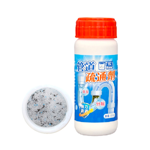 Déboucheur de canalisations 120g Biodégradable Efficace Agent de débouchage de tuyaux Formule moussante à l'oxygène actif pour cuisine, salle de bain et cheveux - Product Image 1