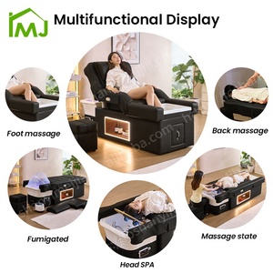 Salon de coiffure Thai Massage Water Therapy Pédicure Chaise de lavage des pieds Lit <span class=keywords><strong>spa</strong></span> japonais - Product Image 5