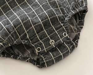 ชุดเสื้อผ้าเด็กสไตล์วินเทจสำหรับเด็กผู้ชาย ชุดรอมเปอร์ กางเกงขายส่ง - Product Image 4