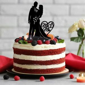 MR and MRS ท็อปเปอร์เค้กการ์ตูนอะคริลิคความรักบนยอด<span class=keywords><strong>เค้ก</strong></span>เจ้าสาวและเจ้าบ่าว<span class=keywords><strong>ตลก</strong></span>สำหรับงานแต่งงาน - Product Image 3