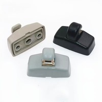Clip de fixation pour pare-soleil de voiture, support de miroir de maquillage, crochet de pare-soleil compatible avec Audi, Volkswagen et Skoda 3B0857561B