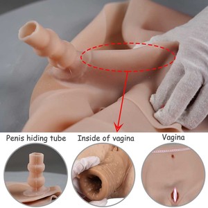 Quần giả âm đạo silicon, mông giả silicon với mông to, dành cho người chuyển giới nam sang nữ, cosplay, drag queen. - Product Image 5