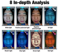 Analyseur de peau numérique intelligent portable à 8 spectres, miroir magique 3D avec iPad