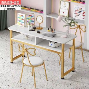 Hot <strong>Nail</strong> Desk for <strong>Nail</strong> Tech Acetone Resistant Manicure <strong>Table</strong> with Metal Frame <strong>Nail</strong> Salon Station Beauty Storage Organizer - Product Image 6