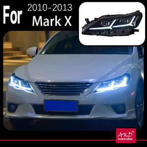AKD – phare de voiture pour Toyota Mark X 2010-2012 Reiz LED DRL Animation Bi Xenon, accessoires automobiles - Product Image 4