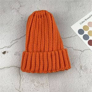 Bonnet tricoté d'hiver pour enfants de 2 à 4 ans, à rayures, en laine, pour bébés et tout-petits, vente en gros - Product Image 3
