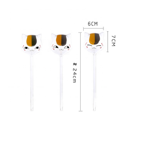 Vườn Cây Hoa Thiết Bị Tự Tưới Nước Thủy Tinh Trong Suốt Bird Cat Star Shape Thiết Bị Tưới Nước - Product Image 6