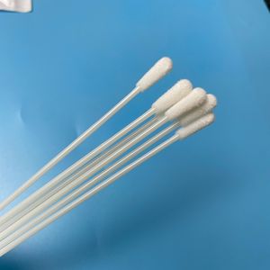 Écouvillon jetable floqué par nylon de 145mm aucun point d'arrêt pour la collection témoin d'ADN de sang - Product Image 2