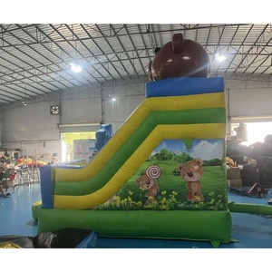 Castillo hinchable comercial para niños que saltan | Juego temático de oso con lona de PVC de 0,55mm - Product Image 2
