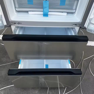 Réfrigérateur à portes françaises en acier inoxydable, prêt à être expédié, avec distributeur d'eau, pour la maison - Product Image 6