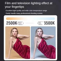 Luz de fotografía Hongdak 80W Mini portátil de gran potencia Luz de relleno para exteriores Toma de video profesional
