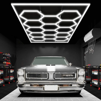 Lampes LED hexagonales modernes de haute qualité pour l'intérieur, corps en aluminium pour la décoration de bureaux et de restaurants