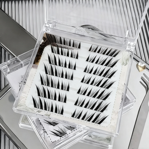 Faux cils Fox Nine Tailed Fox, sans colle, non amovibles, effet volant diagonal, protection de l'environnement - Product Image 1