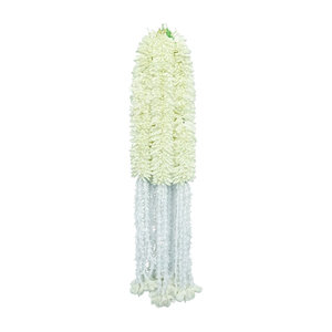 Artificial <b>White</b> Flower Garland Decorative <b>Hanging</b> Floral Mala for Wedding Festival Temple Event Decoration - Product Image 1