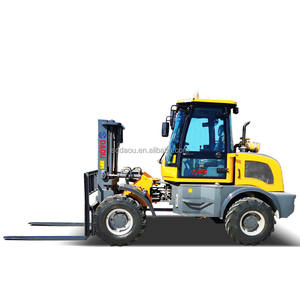 China Carretilla elevadora todoterreno 3 Ton 4 WD 4x4 Diesel Todo terreno áspero Carretilla elevadora Precio - Product Image 5