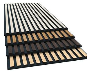 Panneau mural <span class=keywords><strong>de</strong></span> <span class=keywords><strong>cinéma</strong></span> insonorisé moderne <span class=keywords><strong>de</strong></span> luxe Akuslat Noyer <span class=keywords><strong>américain</strong></span> latte acoustique finition <span class=keywords><strong>de</strong></span> placage <span class=keywords><strong>de</strong></span> bois - Product Image 2