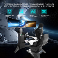 Equipo de Parque de Atracciones de Realidad Virtual YHY Ultimate Flight, Simulador de Vuelo con Movimiento, Silla de Movimiento