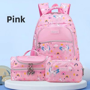 Custom Student <strong>Backpack</strong> Waterproof School <strong>Bags</strong> for Kids <strong>Bag</strong> Set With <strong>Lunch</strong> Box Large Capacity 3 in 1 School <strong>Bag</strong> for Girls Boy - Product Image 2