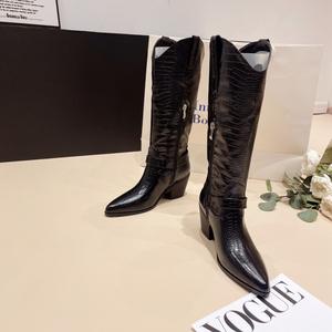 <span class=keywords><strong>Botas</strong></span> Vaqueras <span class=keywords><strong>de</strong></span> Piel Negra BUSY GIRL XSD4852 para <span class=keywords><strong>Mujer</strong></span>, Zapatos 2023, Nuevas <span class=keywords><strong>Botas</strong></span> <span class=keywords><strong>de</strong></span> Tacón Cuadrado, <span class=keywords><strong>Botas</strong></span> <span class=keywords><strong>de</strong></span> Montar con Estampado <span class=keywords><strong>de</strong></span> Piedras - Product Image 3