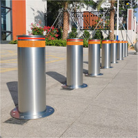 Barricadas Retráctiles de Acero Inoxidable XZL con Sistema Hidráulico Automático Anticolisión y Batería para Escuelas