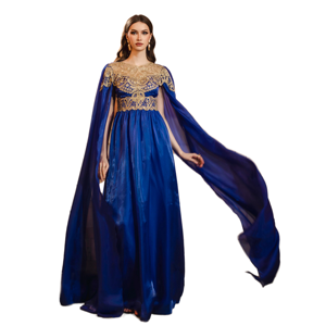 Vestidos Largos de Lujo en Poliéster Suave Antiestático para Ropa Islámica, Moda de Manga Larga, Abaya Musulmana para Mujer, Estilo Oriente Medio - Product Image 3