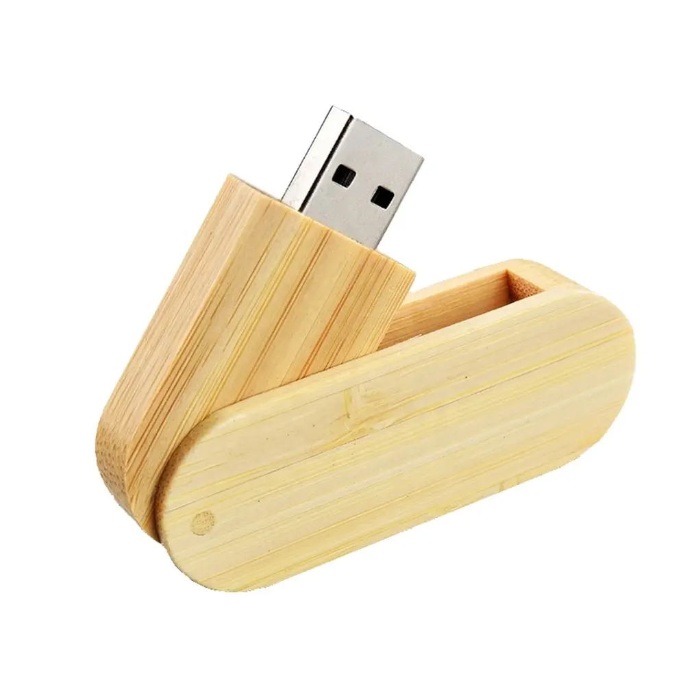 Hochwertiges benutzer definiertes Logo 32GB 64 GB 128GB USB-Stick Memory Sticks Holz-USB-Stick mit Holzbox