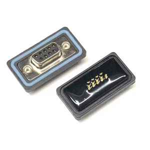 ขั้วต่อบัดกรีชนิด D-Sub กันน้ำ IP67 DB 9P 15P 25P 37P ตัวเมียสำหรับการใช้งาน PCB - Product Image 2