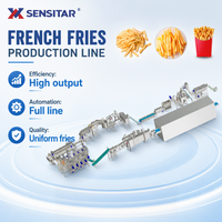 Ligne de production de frites surgelées à haut rendement 10T/H pour les usines de fabrication de frites à grande échelle