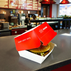 Bán buôn mdonalds pháp chiên gà chip Takeaway thức ăn nhanh đóng gói tùy chỉnh in Kraft bánh Hamburger Burger hộp - Product Image 2