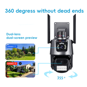 Cámara IP de Seguridad Inalámbrica para el Hogar, 1080P HD, Impermeable, para Exteriores, con Doble Lente, WiFi, <span class=keywords><strong>V380</strong></span> <span class=keywords><strong>Pro</strong></span>, Detección Humana, Visión Nocturna - Product Image 1