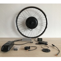 Kits de Motor de Cubo para Bicicleta Eléctrica, Impermeables, Tracción Trasera, 48V1000W, 45KM/H