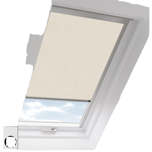 Oscurante lucernario romano teca blocco finestra decorativo per camere da letto in poliestere modello orizzontale stile veneziano - Product Image 4