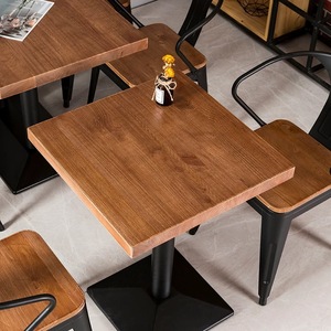 Ventes directes du fabricant Ensembles table et chaises de salle à manger commerciale moderne Mobilier de <span class=keywords><strong>bar</strong></span> en <span class=keywords><strong>bois</strong></span> pour cafés et bars - Product Image 4