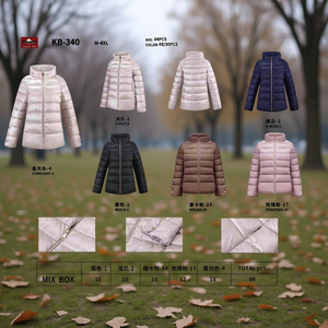 HDJ Giacca antivento da donna taglie forti M 4XL Capospalla leggero e caldo - Product Image 3