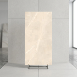 Azulejos vitrificados con aspecto de madera Orient Beige de 800x1600 mm, acabado brillante y mate para pisos interiores modernos, diseño de porcelana. - Product Image 4