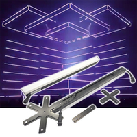 Barre lumineuse LED RGB Slim Par avec contrôle DMX512, construction en alliage d'aluminium certifiée IP65 pour les soirées disco/club