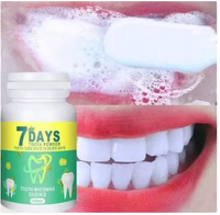 Poudre blanchissante pour les dents à usage domestique, professionnelle, 100% naturelle, saveur menthe, soin buccal, élimine les taches dentaires et la mauvaise haleine, blanchiment des dents en 7 jours