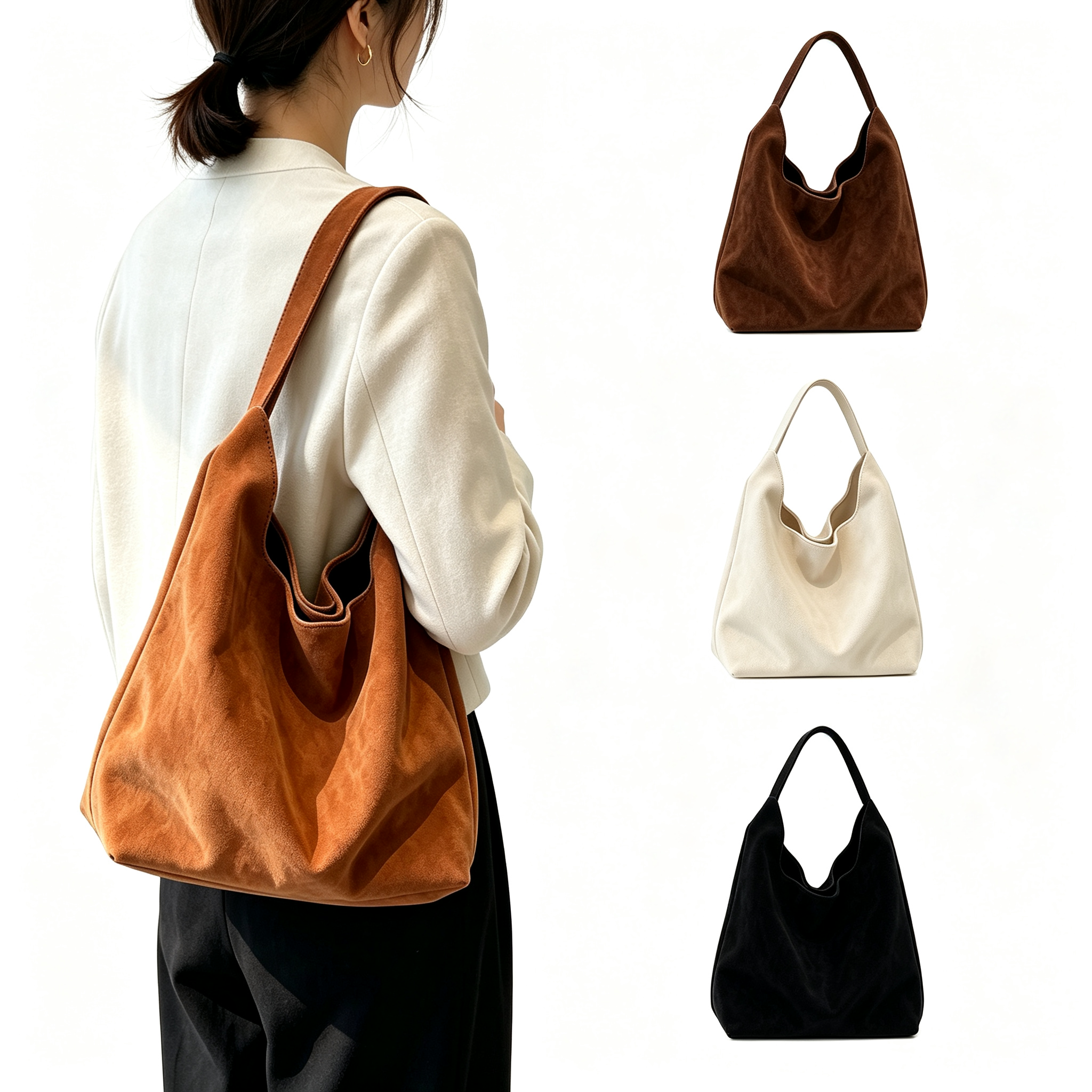 Vintage Large Capacity Canvas Hobo Bag