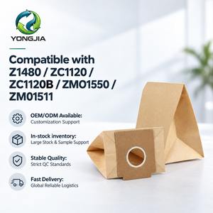 Sacs à poussière en papier de remplacement pour <span class=keywords><strong>aspirateur</strong></span> compatibles avec les modèles E/lec-trolux Z1480 ZC1120 ZC1120B ZMO1550 ZM01511 - Product Image 1