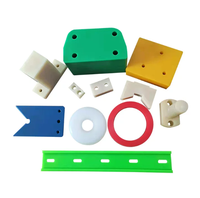Piezas de Nylon Autolubricantes Personalizadas, Moldeo por Inyección, Bloques de Forma Especial Resistentes al Desgaste, Guías para Máquinas Industriales