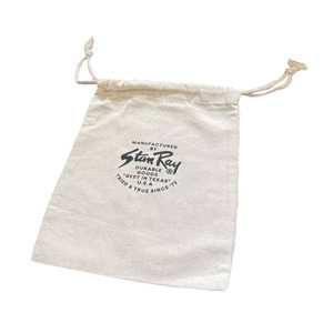 Emballage cadeau avec logo personnalisé, sac en mousseline biologique, sac en toile de coton avec cordon - Product Image 5