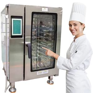 Four à vapeur électrique combiné commercial à 20 plateaux lavage automatique à convection multifonction <span class=keywords><strong>pour</strong></span> pizza nouvel état fabriqué <span class=keywords><strong>pour</strong></span> les restaurants - Product Image 1